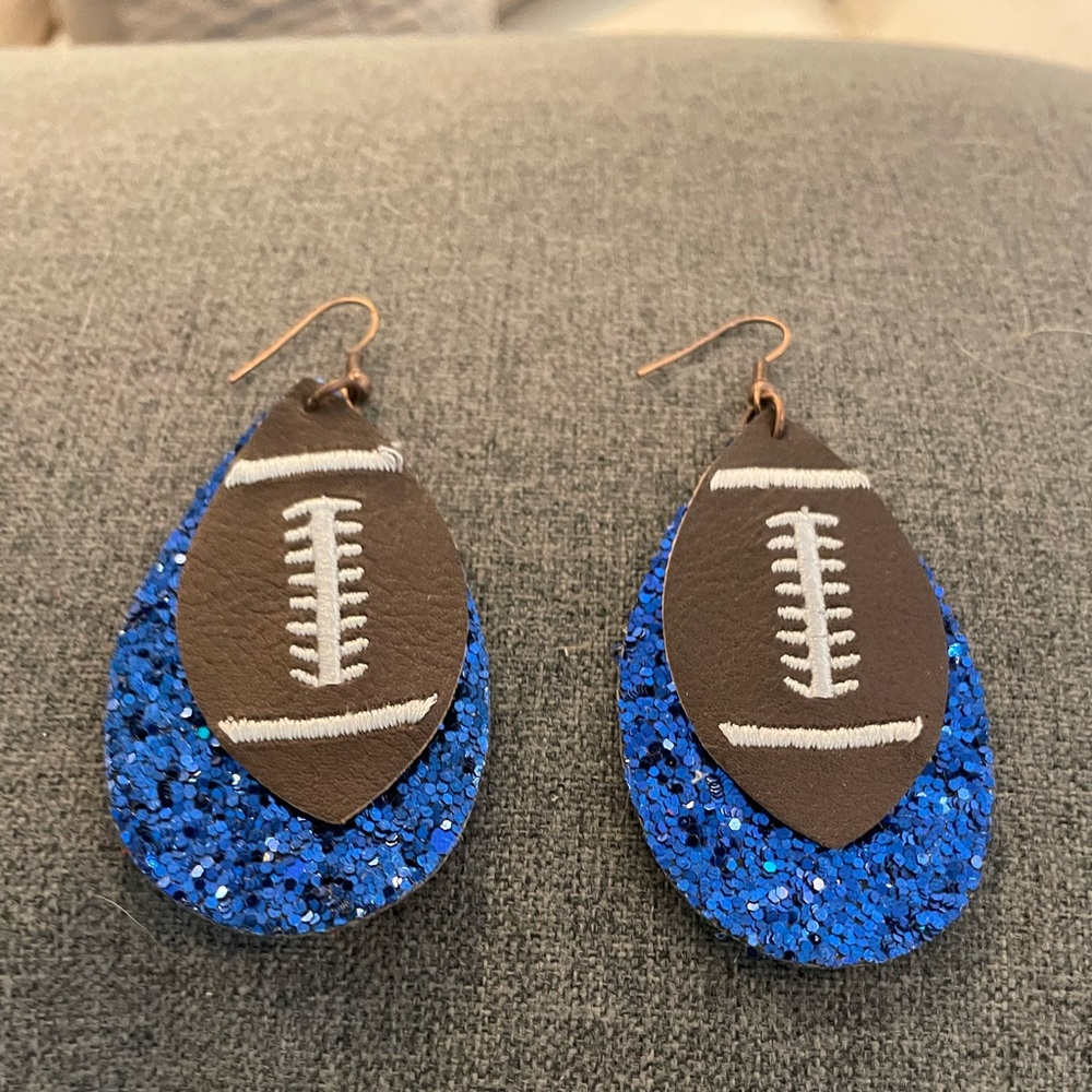 Football earrings